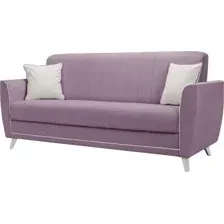 Диван Mio Tesoro Шарлиз 120x186 (Velutto 11/Velutto01/белый)