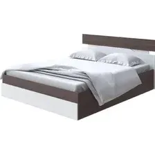 Кровать PROxSON Milton с ПМ 120x200 (ясень шимо темный/белый)
