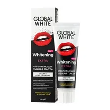 Зубная паста Global White Экстра отбеливающая Активный кислород (100мл)