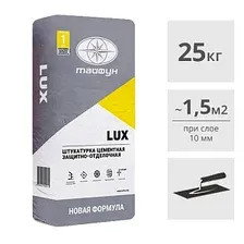 Штукатурка цементная LUX М100 F75, 25 кг