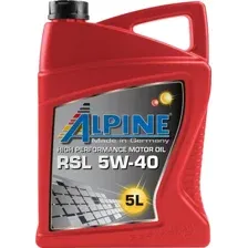 Моторное масло Alpine RSL 5W-40 5л