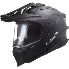 Мотошлем LS2 MX701 Explorer Solid (XXL, Matt Black)