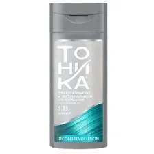 Оттеночный бальзам Тоника Color Evolution 5.13 неоновый бирюзовый 150 мл