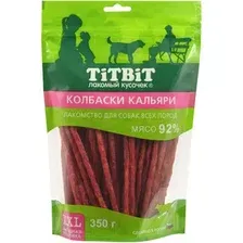 Лакомство для собак TiTBiT Колбаски Кальяри для всех пород / 25543 (350г)