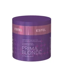 Тонирующая маска для волос Estel Prima Blonde (2x300мл, серебристая для холодных оттенков блонд)