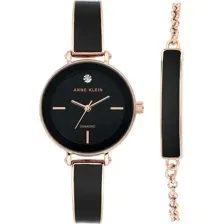 Наручные часы с украшением Anne Klein 3620BKST