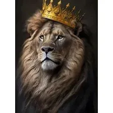 Картина по номерам ILikeGift Король - лев / BHR0593