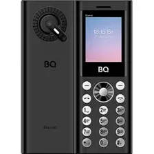 Мобильный телефон BQ 1858 Barrel, черный/серебристый