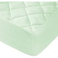 Защитный наматрасник Vegas Cotton S1 120x200 (фисташковый)