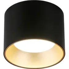 Точечный светильник Ambrella TN52887 SBK/SGD (черный песок/золото песок)