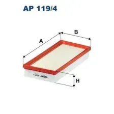 Фильтр воздушный FILTRON AP 119/4