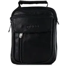 Мужская сумка Poshete 252-2260-BLK (черный)