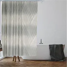 Шторка для ванной (12 колец в комплекте), 180×180 см, Secret, жемчужная, PERFECTO LINEA