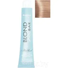 Крем-краска для волос Kapous Professional Blond Bar с экстрактом жемчуга BB 062 малиновое суфле