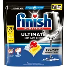 Капсулы для посудомоечной машины Finish Powerball Ultimate All In 1 Лимон (120 шт)