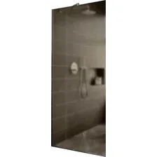 Душевая стенка MaybahGlass 119x195 MGD-685-5у (бронзовое матовое стекло/хром матовый)