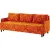 Диван Домовой Юни 3 (Milano 7302 Orange)