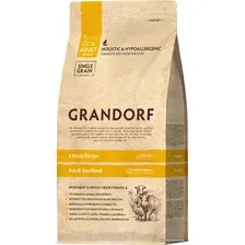 Сухой корм для кошек Grandorf 4 Meat Live Probiotic Adult Sterilised (для микрофлоры кишечника) 400 г
