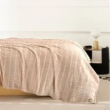 Плед Karven Фланель Евро PL016 CUTTING v5/Beige