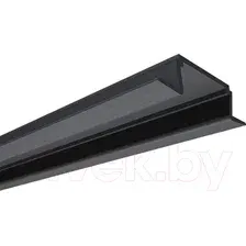 Профиль для светодиодной ленты Apeyron Electrics Прямой 08-02 (2м, черный)
