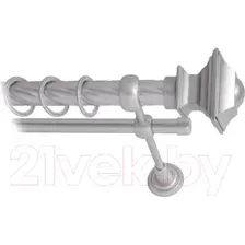Карниз для штор Lm Decor Верди 030 2р витой 25/16мм (сатин, 2.4м)