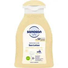Лосьон солнцезащитный детский Sanosan Baby, SPF 50, 100 мл