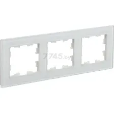 Рамка трехместная IEK Brite белый (BR-M32-G-31-K01)
