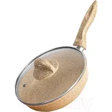 Сковорода Elan Gallery Гармония вкуса 121130 (медовый гранит)