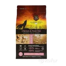 Сухой корм для собак Ambrosia Puppy & Growth All Breeds Chicken & Fresh Fish (для щенков всех пород с курицей и рыбой) 6 кг