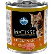 Влажный корм для кошек Farmina Matisse Mousse Chicken (300г)