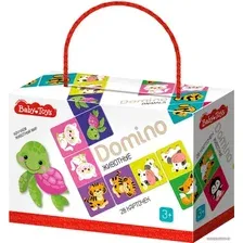 Развивающая игра Baby Toys Домино Животные 04047