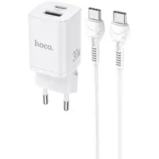 Сетевое зарядное Hoco N13 USB Type-C (белый)