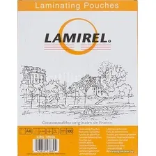 Пленка для ламинирования Lamirel A4 125 мкм LA-78660