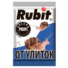 Средство для борьбы с вредителями Rubit Аксела от улиток и слизней (75г)