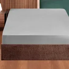 Простыня DO&amp;CO Soft на резинке 90x200x30 12121 (серый)