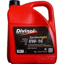 Моторное масло Divinol Syntholight 0W-16 4л
