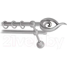 Карниз для штор Lm Decor Наутилус 012 2р гладкий (сатин, 3.6м)