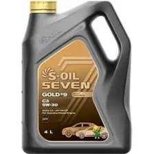 Моторное масло S-OIL SEVEN GOLD №9 C3 5W-30, 4л / E107763