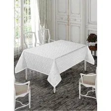 Скатерть DO&CO Karanfil 160x220 12222 (белый)