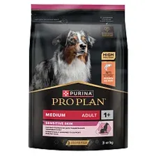 Корм Pro Plan Medium Adult Sensitive Skin (Лосось) для собак 3 кг