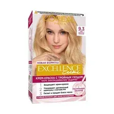 Крем-краска для волос L'OREAL Excellence, тон 9.3, 190 мл