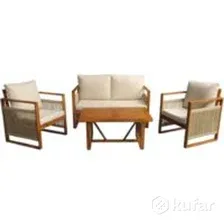 Комплект садовой мебели National Tree Company из акации TP6050.0.1 (5 предметов)