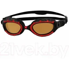 Очки для плавания ZoggS Predator Flex Polarized Ultra / 339845 (Small, красный/черный)