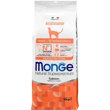 Сухой корм для кошек Monge Adult Monoprotein Salmone 10 кг