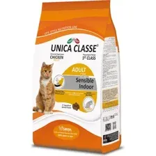 Корм сухой "Unica Classe" для домашних кошек, курица, 1,5кг