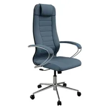 офисное компьютерное кресло Metta B 1m 32PF/K127 CH (ткань Bahama), синий