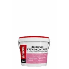 Акриловая грунтовка ilmax Decorgrunt Грунт-контакт колеруемая НВ П 1 ПС 8 кг