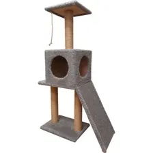 Игровой комплекс для животных Bast Бета, серый, 110 см