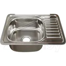 Мойка кухонная Mixline L 532308 (декор, с сифоном)