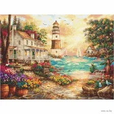 Набор для вышивания "Коттедж у моря" (320х420 мм)